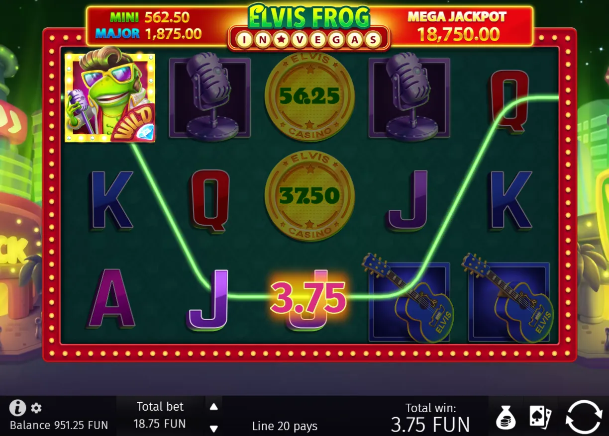 Elvis Frog in Vegas